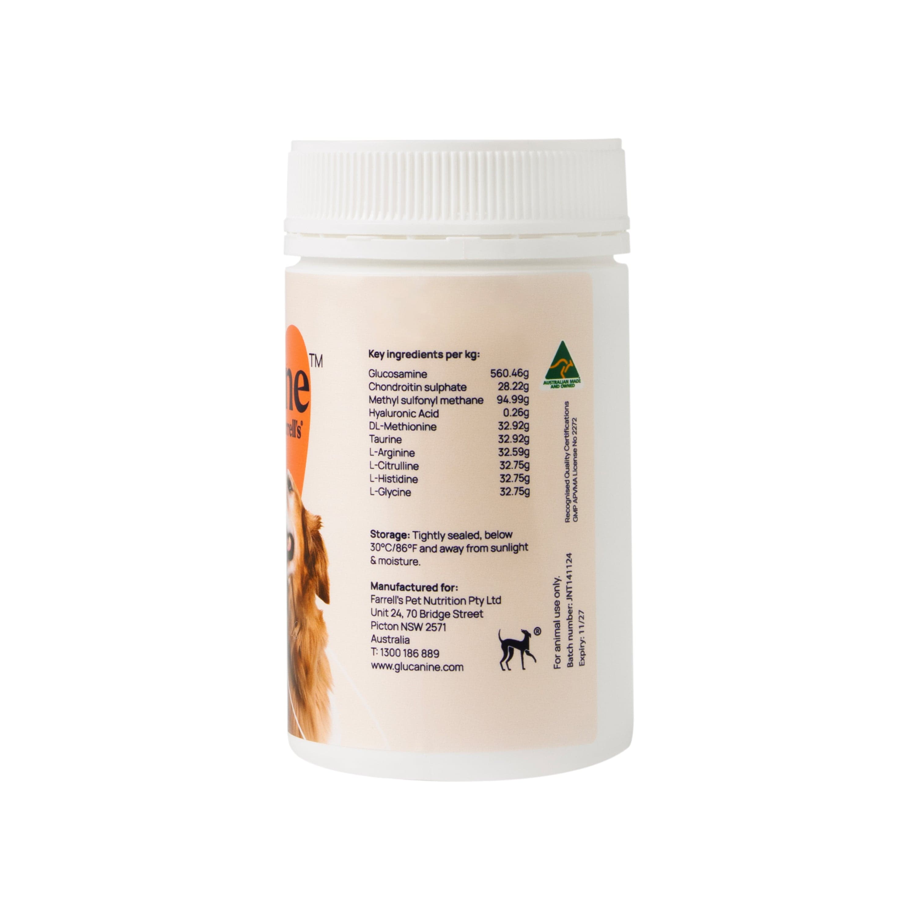 Glucanine Dog Joint Care Powder 150g