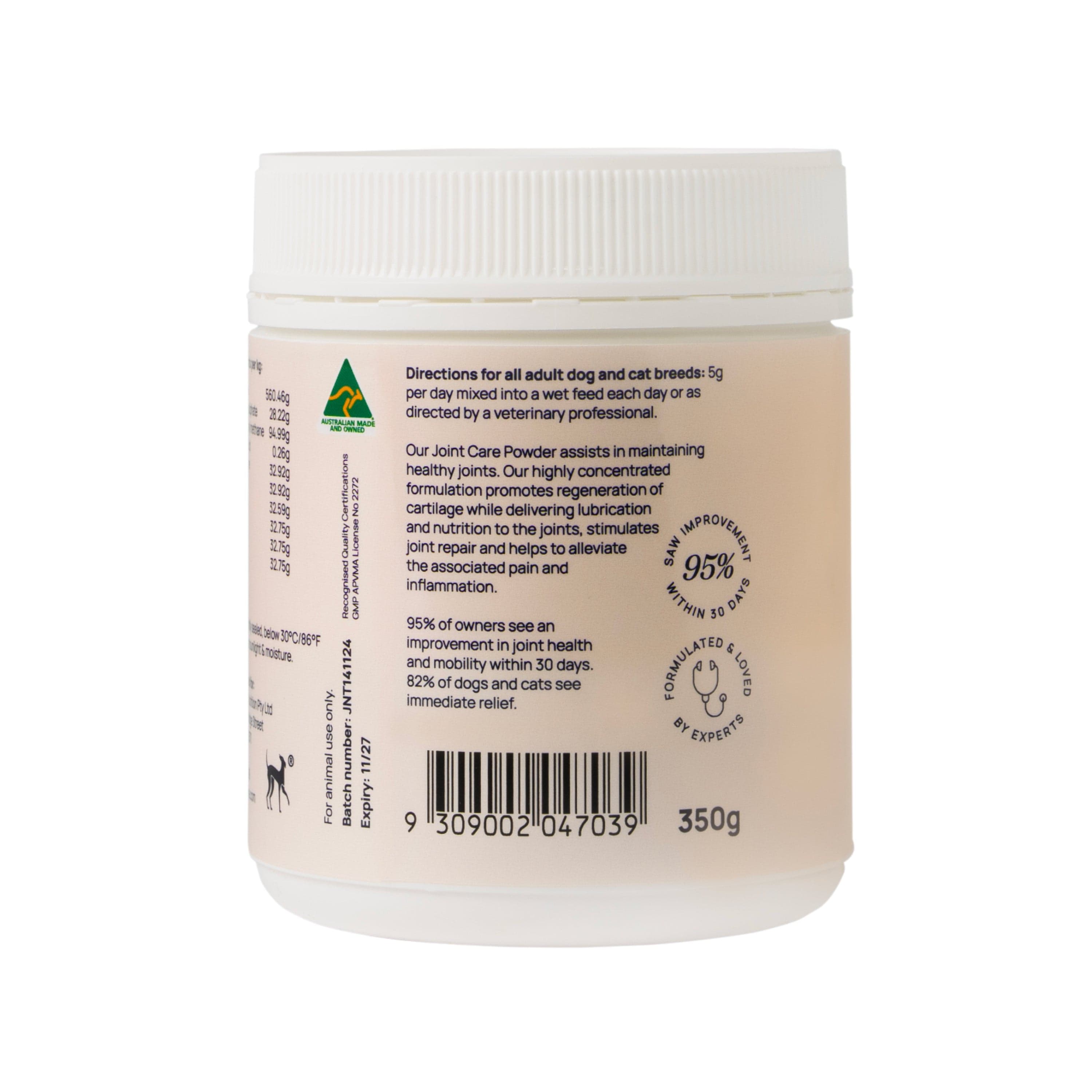 Glucanine Dog Joint Care Powder 350g