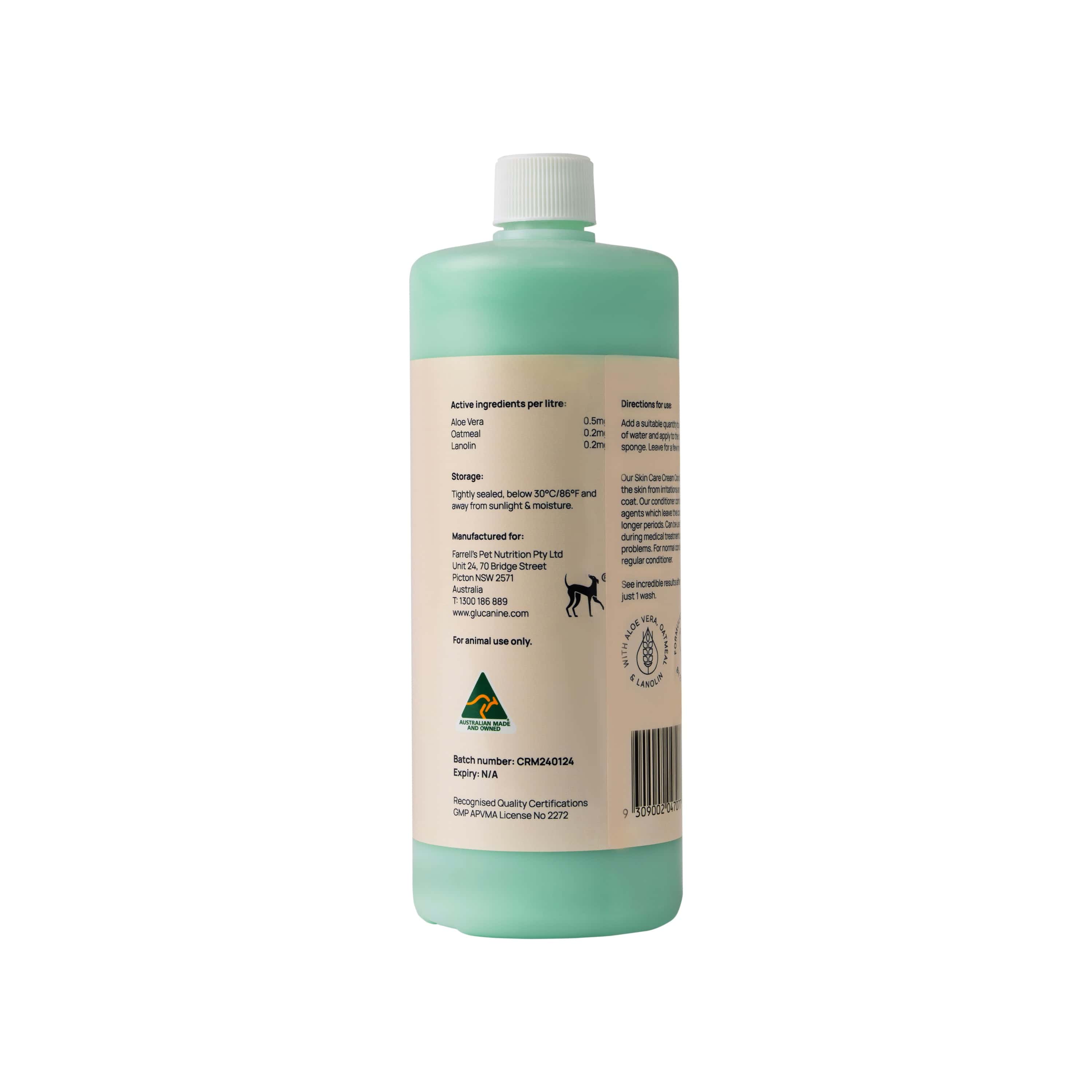 Glucanine Skin Care Cream Conditioner for Dogs